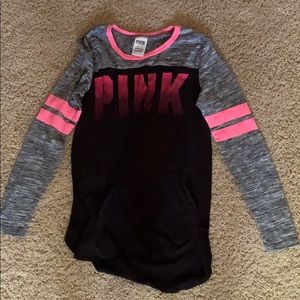XS PINK long sleeve t-shirt